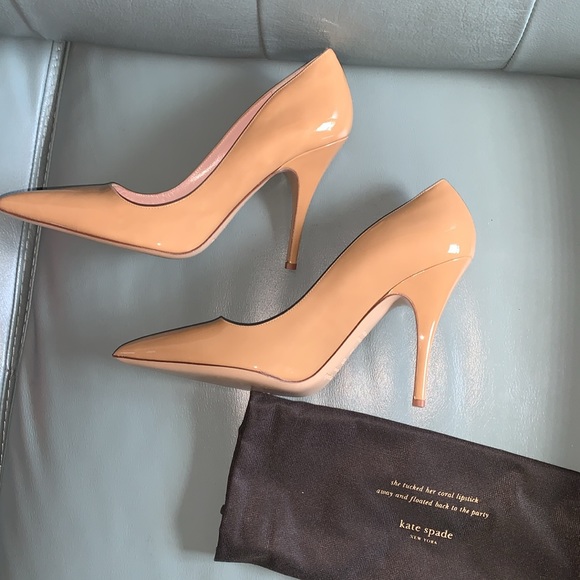 NWT Kate Spade New York® Canel New York Licorice Patent Pointed-toe Pumps - Picture 2 of 12